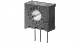 3386W-1-102LF, Потенциометр: монтажный; однооборотный, вертикальный; 1кОм; ±10%, Bourns
