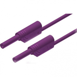 MVL S WS 50/1 AU VIOLET, Safety test lead diam. 2 mm violet 50 cm CAT III, SKS Kontakttechnik