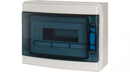 IKA-1/12-ST, Distribution Board Enclosure, 310 x 145 x 246 mm, Grey, Clear, ABS, IP65, IKA, Eaton