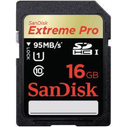 SDSDXPA-016G-X46, Extreme Pro SDHC card 16 GB, Sandisk