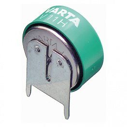 3/V80H KM SLF, Button Cell Battery Pack 3.6 V 80 mAh, Varta