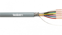 C213 [100 м], Data Cable PVC 6x 0.25mm2 OFC Red Copper Grey 100m, Tasker