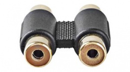 CAGP24952BKG, Stereo Audio Adapter 2x RCA Socket - 2x RCA Socket, Nedis (HQ)
