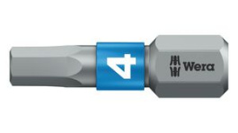 05056684001, Насадка; шестигранная; HEX 4мм; Длина: 25мм; Монтаж: 1/4" (D6,3мм), Wera Tools