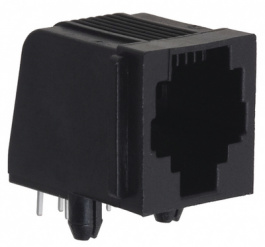 5520250-3, Гнездо; RJ25; PIN: 6; Конфиг.выводов: 6p6c; Фиксация: защелка внизу, TE Connectivity