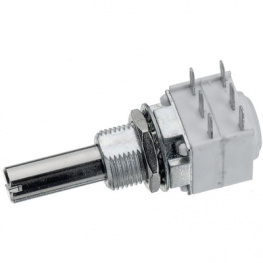 P11S2V0FLSY00103KA, Potentiometer 2x, 10 kOhm, Soldering lugs, Vishay