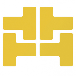 104439 [20 шт], Floor Corner Marks, T-shaped 104439, Brady