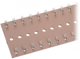 38/8D, Soldering block 2x60 pole Hard Paper 2 x 60, -