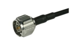 11 N-50-4-10/133 NH, RF Connector, N-Type, Brass, Plug, Straight, 50Ohm, Crimp Terminal, Huber+Suhner