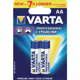 6106 PROFESIONAL LITHIUM 2P [2 шт], Primary Lithium-Battery 1.5 V, FR14505, Varta