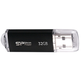 SP032GBUF2M01V1K, USB Stick Ultima II I-серия 32 GB черный, Silicon Power