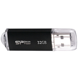 SP032GBUF2M01V1K, USB Stick Ultima II I-series 32 GB black, Silicon Power