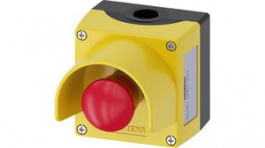 3SU1851-0NB00-2AC2, Emergency Stop Switch Assembly 2NC Red / Yellow 10 A 500 V, Siemens