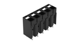 2086-3105, Wire-To-Board Terminal Block, THT, 5mm Pitch, Straight, Push-In, 5 Poles, Wago