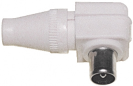 5HQ, Coaxial bent plug, completely screened as per BTZ1R8.15, -