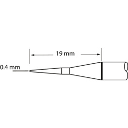 PTTC-701, Soldering Tip Conical, pair 390 °C, Metcal