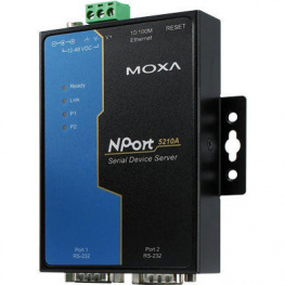 NPORT 5210A, Serial Server 2x RS232, Moxa