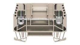 1017100000, Test Disconnect Terminals, 630V, 41A, 2 Poles, 6mm\x1a, Screw, Dark Beige, Weidmuller