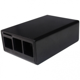 CBRPP-BLK, Raspberry Pi B+ Enclosure black 89.4 x 62.4 x 32 mm Polystyrene, CamdenBoss
