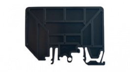 1880450000 [50 шт], End Plate, 71.12x2.5mm, Black, Weidmuller