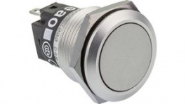 82-5551.1000, Pushbutton Switch 19mm Stainless Steel 240 VAC 3 A 1 Change-Over (CO), EAO