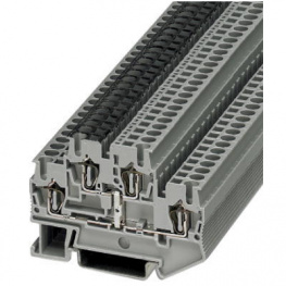 3031539, STTB 2,5-PV double-level terminal block, 0.08...2.5 mm2 500 vac 22 a grey, Phoenix Contact