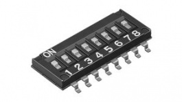 A6H-8102-PM, Switch A6H, DIP-16, 1.27mm, Slide, Tape Sealed, Omron