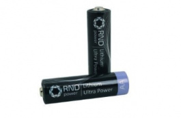 RND 305-00010, Primary Lithium Battery AA FR6 Pack of 4, RND power