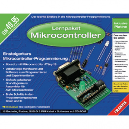 ISBN 978-3-645-65018-2, Microcontroller learning package, Franzis