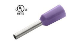 RND 465-00565 [100 шт], Bootlace ferrule 0.25 mm2 violet 10 mm pack of 100 pieces, RND Connect