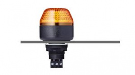801501405, LED Signal Beacon, Continuous/Flashing, Orange, 24VAC / DC, Panel Mount, IBM, Auer