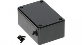 1591LSBK, Multipurpose GPABS Enclosure, 56 x 84 x 36 mm, Black, ABS, IP54, Hammond