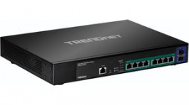 TPE-30102WS, 10-Port 2.5 Gigabit PoE Switch, 8x 2.5GBASE-T PoE+ 2x 10G SFP 8 WebSmart, Trendnet