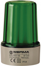85020038, Continuous light, green, WERMA Signaltechnik