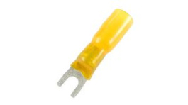 B-106-2403, Insulated Fork Terminal, 4.3mm, Yellow, 4 ... 6mm2, Polyamide, DuraSeal, TE / Raychem
