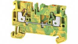 1521680000, A2C 2.5 PE terminal block a push-in, 0.5...2.5 mm2 800 vac 24 a green / yellow, Weidmuller