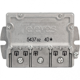 5437, Splitter 4-way 5...2400 MHz, Televes