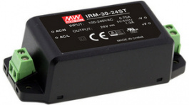 IRM-30-15ST, Блок питания: импульсный; модульный; 30Вт; 15ВDC; 2А; 85?264ВAC, MEAN WELL