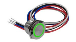 RND 210-00765, Illuminated Capacitive Touch Switch, Momentary Function 1.5 A 30 VDC 1CO IP68, RND Components
