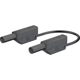 XVS-410/EVO 25cm schwarz/black, Test lead diam. 4 mm black 25 cm CAT II CAT III, Staubli (former Multi-Contact )