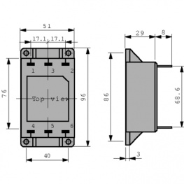 TMS 25115F, Switching power supply 25 W 1 output, Traco Power