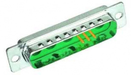 09693115133, D-Sub Mixed Cable Connector 13W3/Male connector/13W3/through hole 3.1 mm, Harting