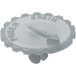 5034 WHITE, Knurled head for trimmer PT 10 white, Piher