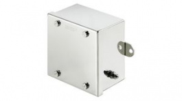1002690000, Metal Enclosure, 80x120x120mm, Stainless Steel, Silver, IP66, Weidmuller