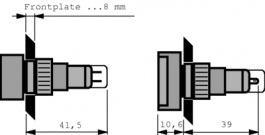 61-0030.02, Signal lamp 18 x 24 mm, EAO