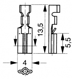 61-1577-11/0030 [100 шт], Contact spring PU=100 ST, Osterrath