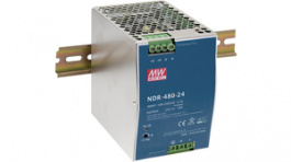 NDR-480-48, Switched-Mode Power Supply Adjustable, 48 VDC/10 A, 480 W, MEAN WELL