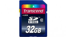 TS32GSDHC10, Memory Card, SDHC, 32GB, 30MB/s, 10MB/s, Transcend
