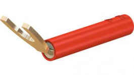 23.0440-22, Cable Lug Adapter 4mm Red 20A 1kV Gold-Plated, Staubli (former Multi-Contact )