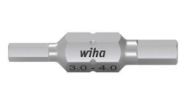 43864, Насадка; шестигранная; HEX 3мм,HEX 4мм; 10шт; двойная, Wiha